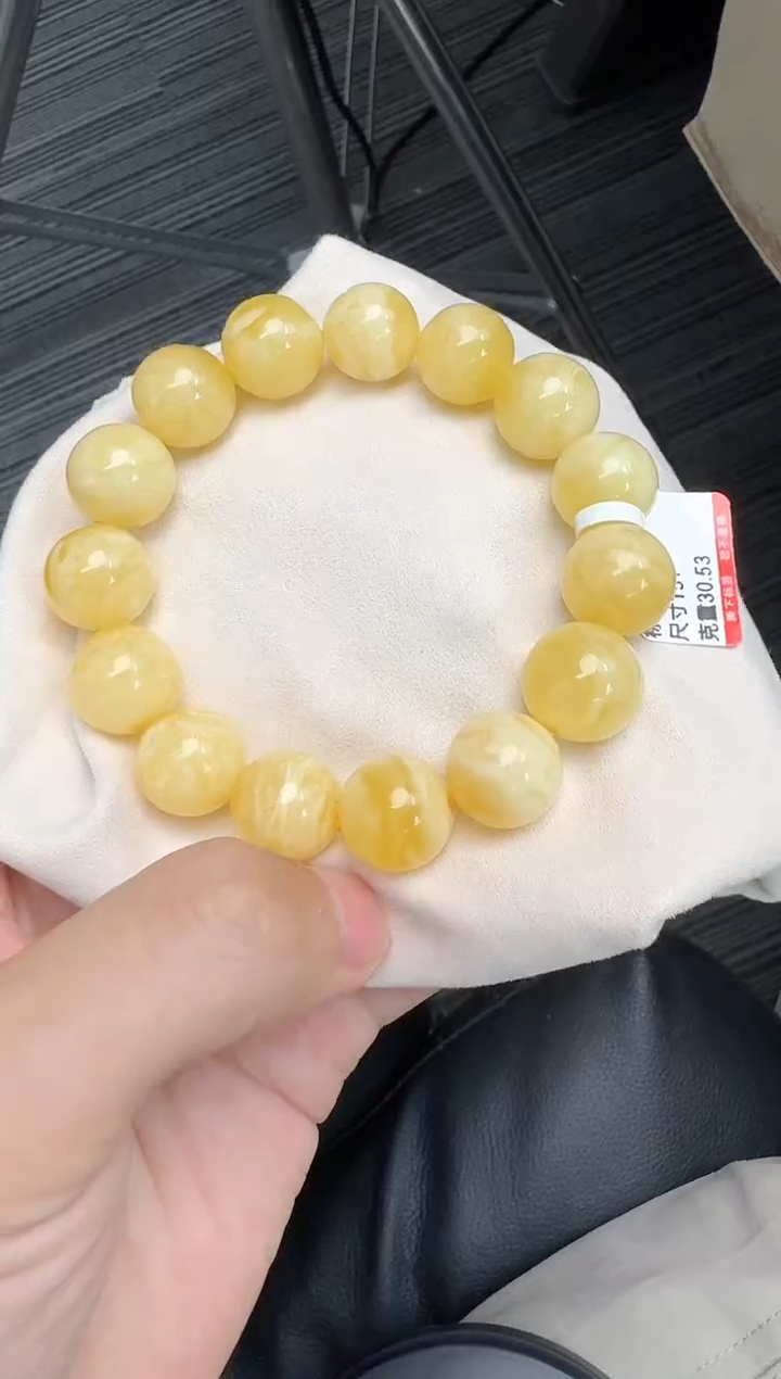 未镶嵌琥珀手串蜜蜡手串