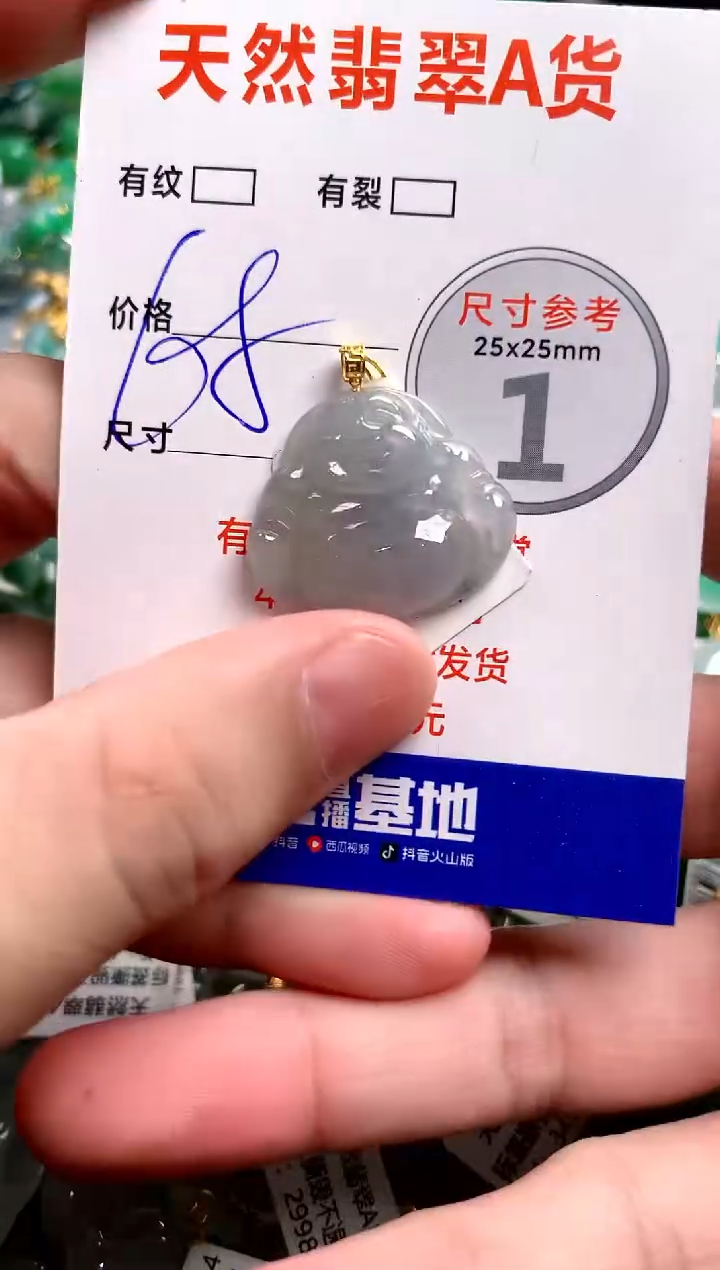 翡翠18K金镶嵌颈饰13005654