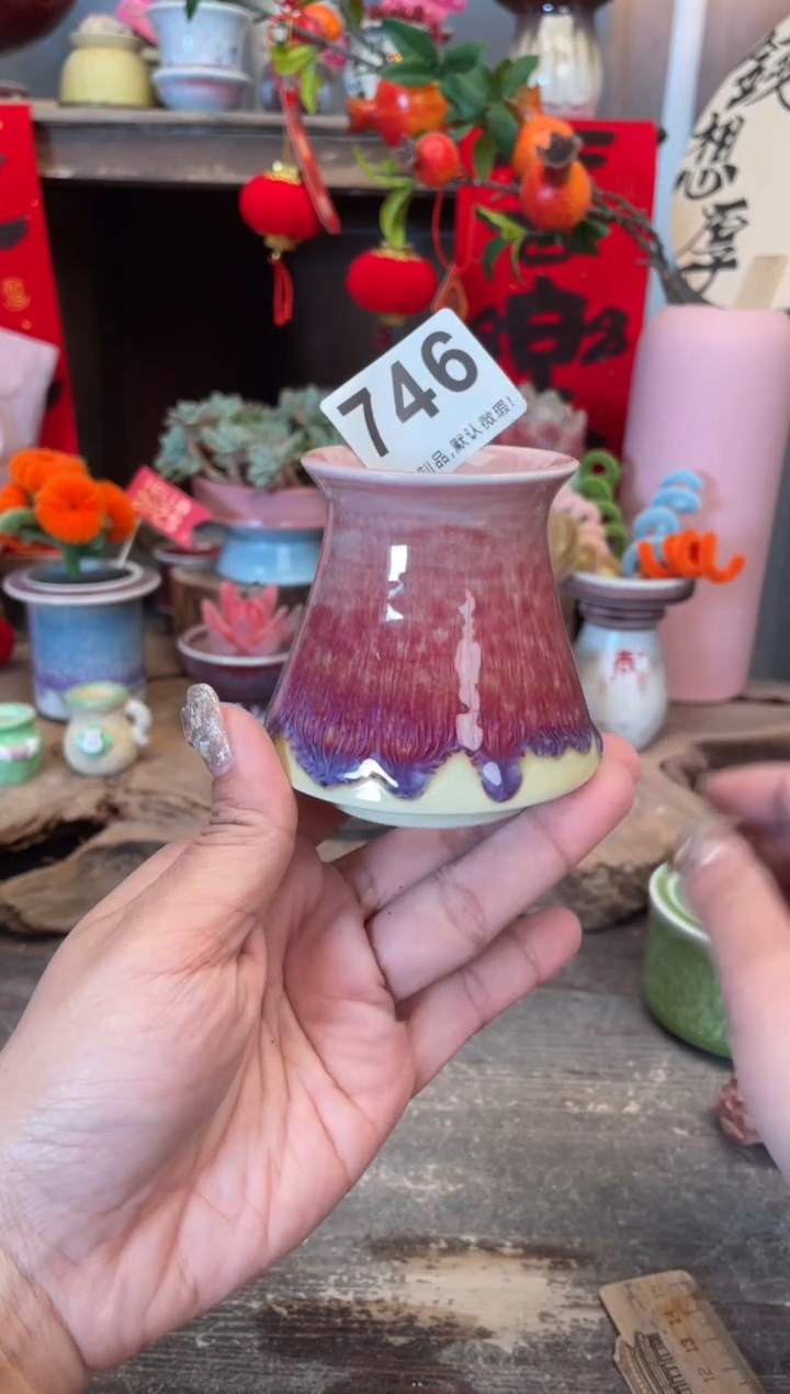 【闪购商品】摆件746小芳花盆直播编号