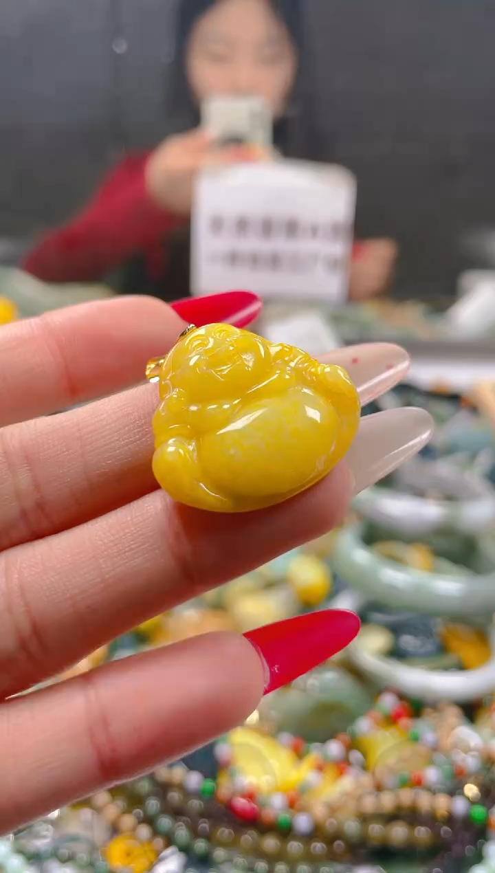 【闪购商品】翡翠颈饰未镶嵌/M/翡翠A货一图一物