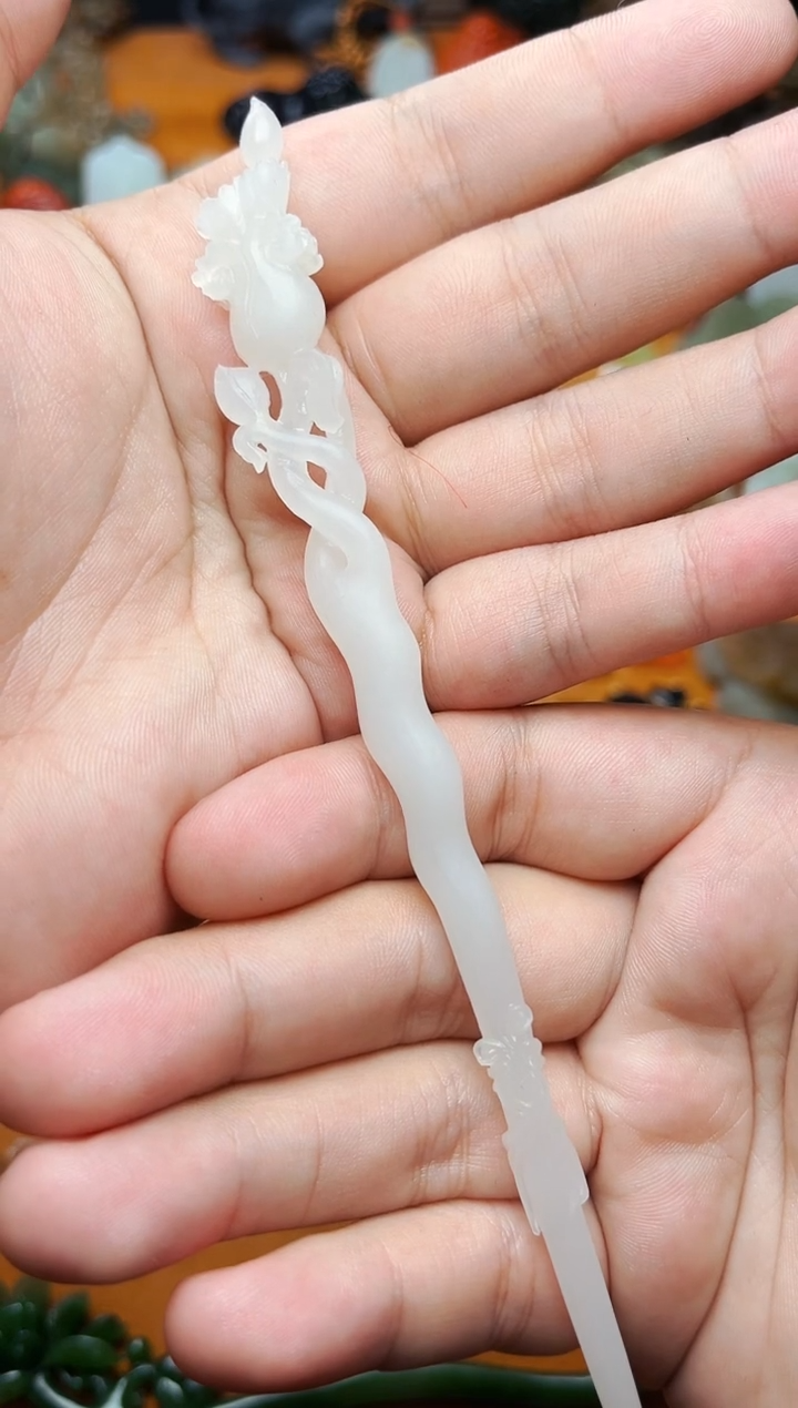 【闪购商品】和田玉发饰未镶嵌发簪【定制】