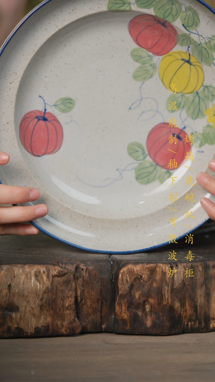 【闪购商品】瓷片景德镇高温釉下彩可微波烤箱洗碗机