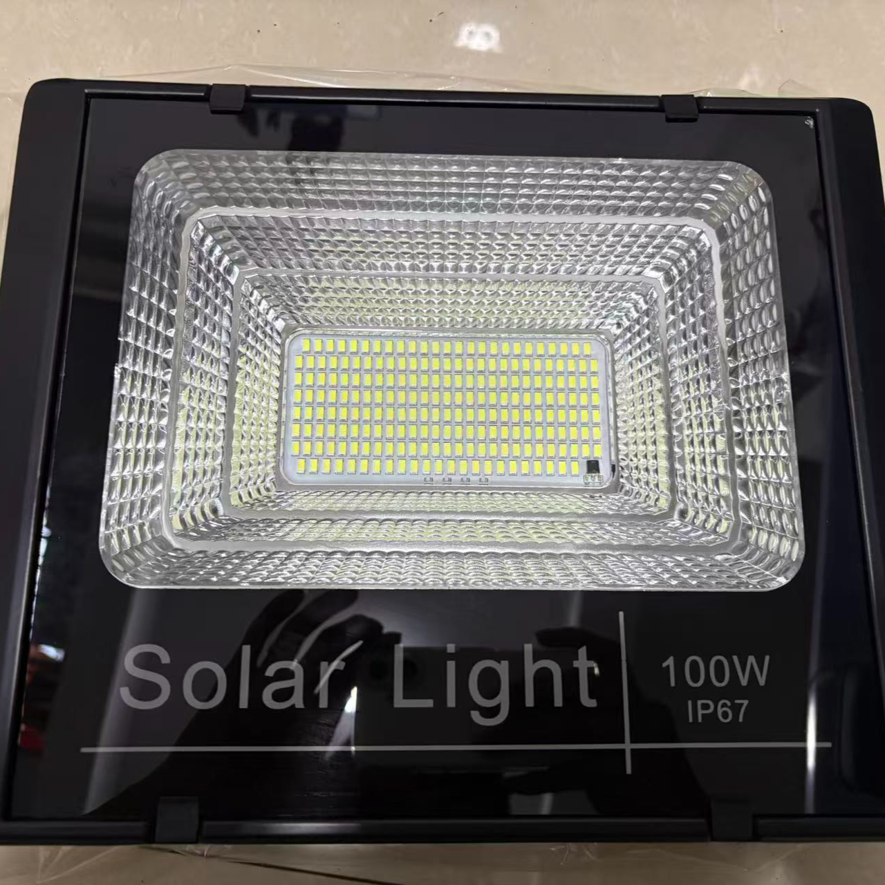 强光太阳能灯头（6v单灯头）铝合金材质家用庭院超亮防水