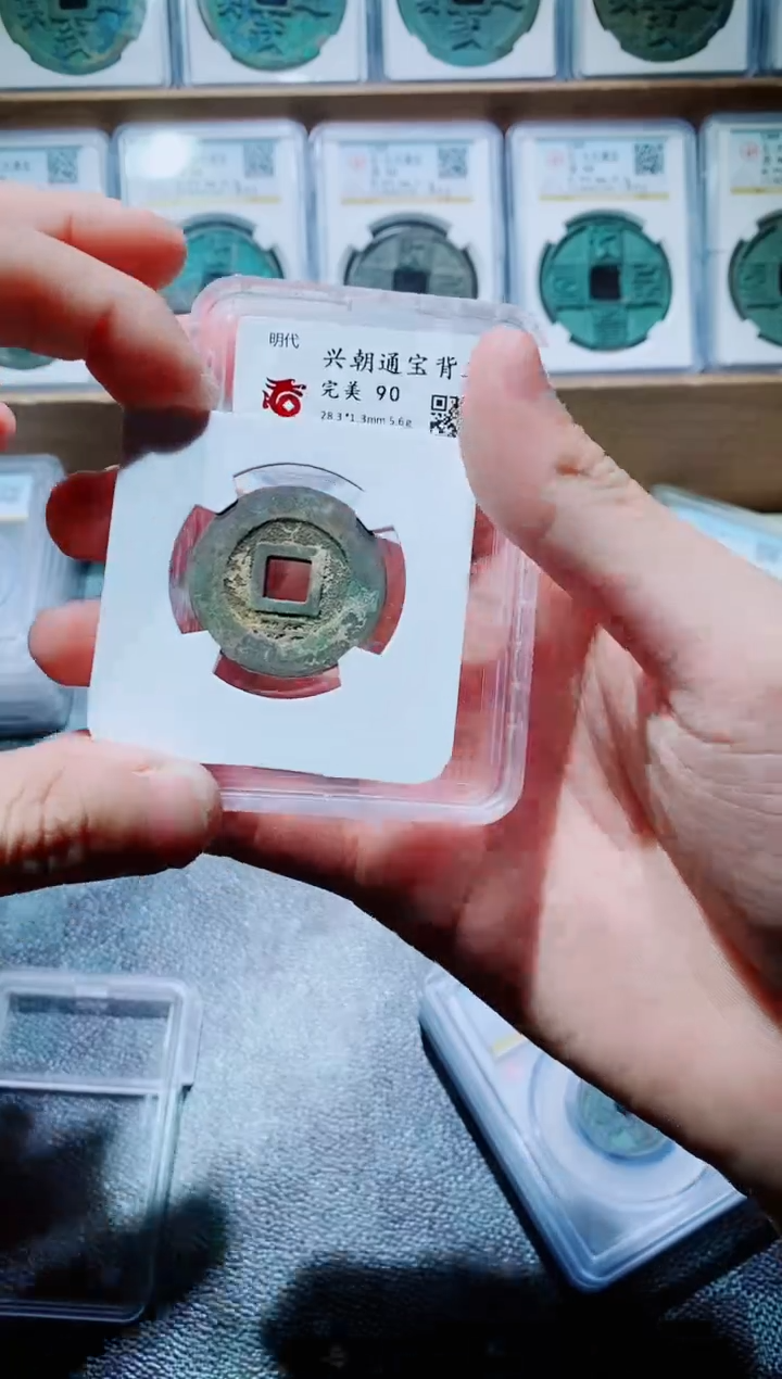【闪购商品】铜古钱币兴朝尾号423