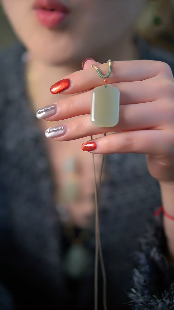 【闪购商品】和田玉颈饰未镶嵌平安无事牌