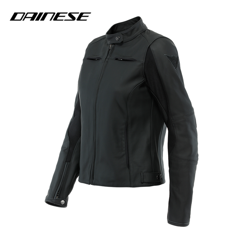 DAINESE/丹尼斯RAZON 2摩托车女士城市复古骑行服修身机车皮衣女