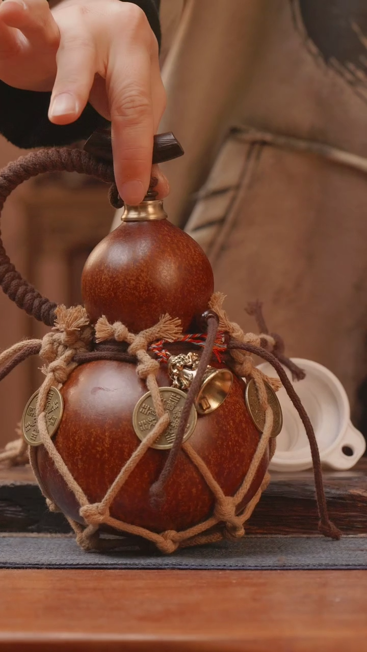 【闪购商品】337号精品大漆葫芦防腐防渗装饮料水茶酒