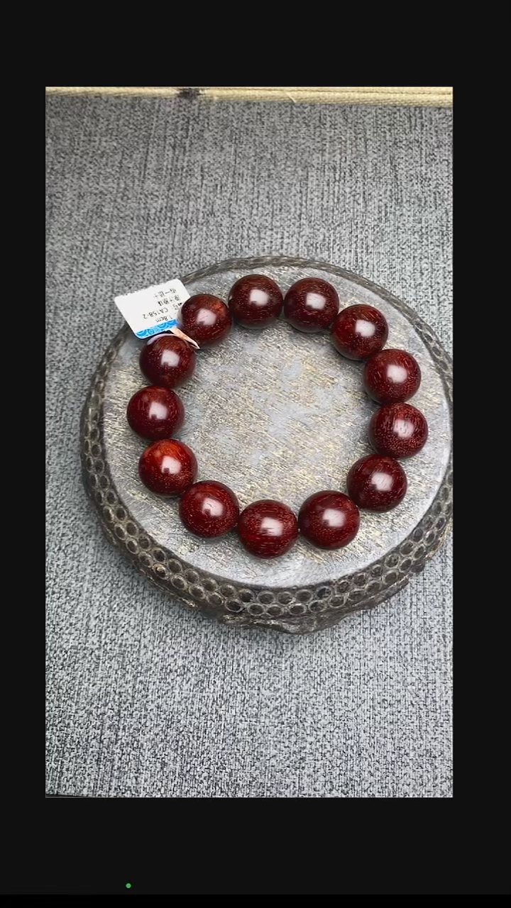 【闪购商品】檀香紫檀（小叶紫檀）手串/手链1.8cm原汁原味