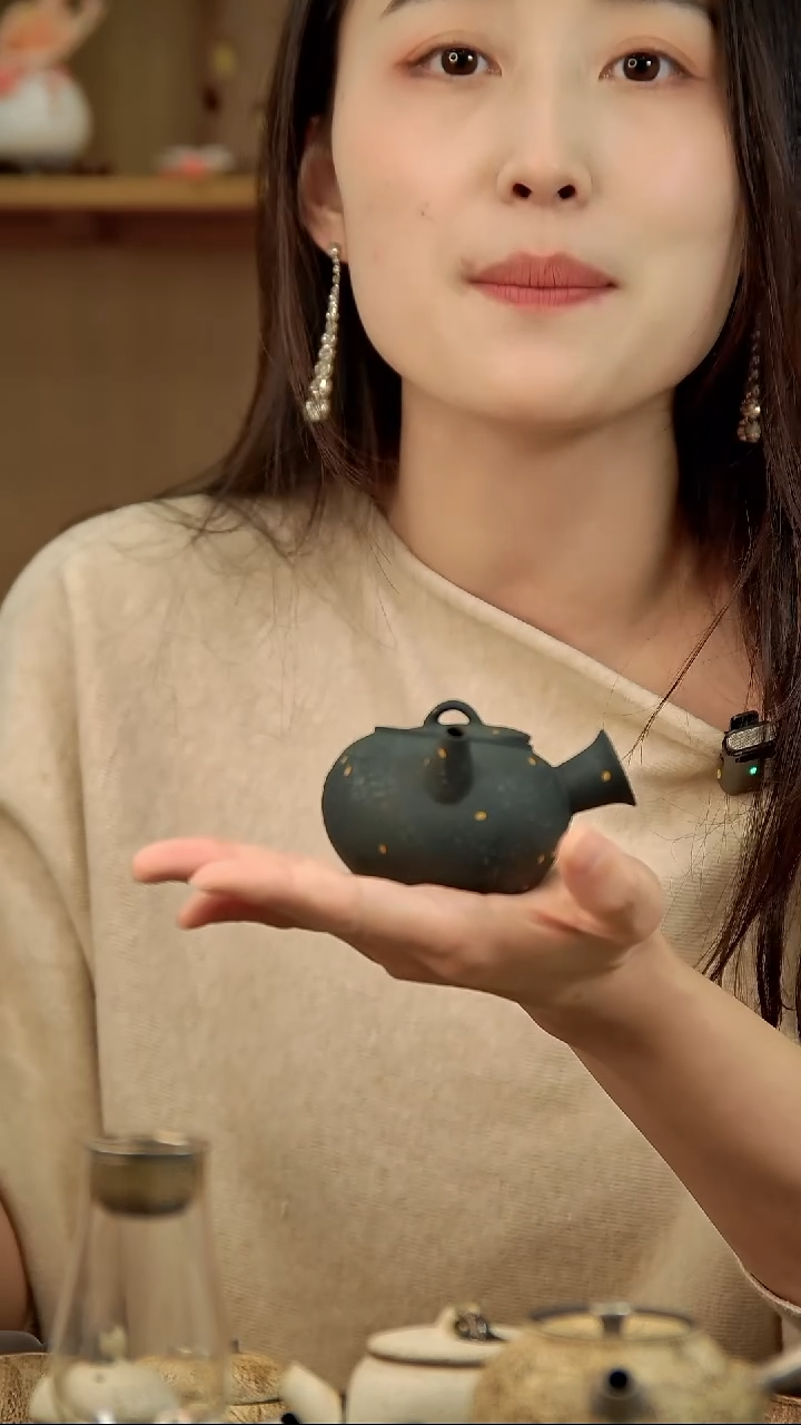 言野手作 初雪侧把壶