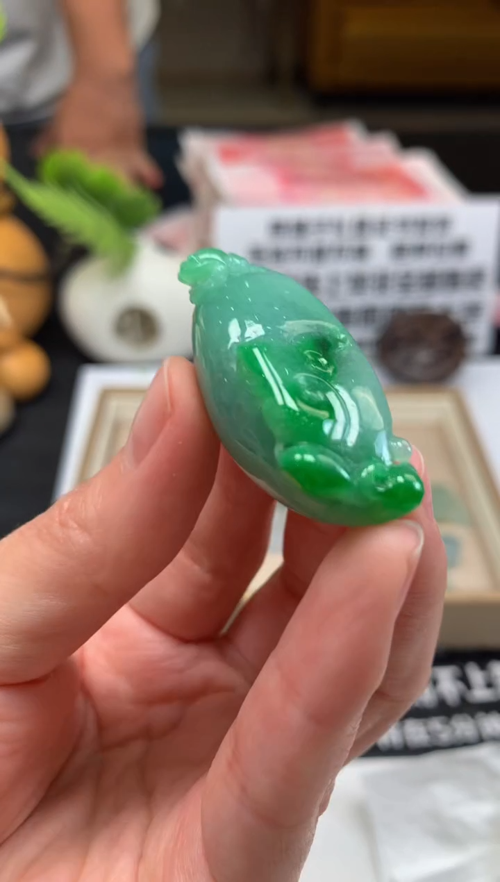 未镶嵌定制翡翠幸**活---80145