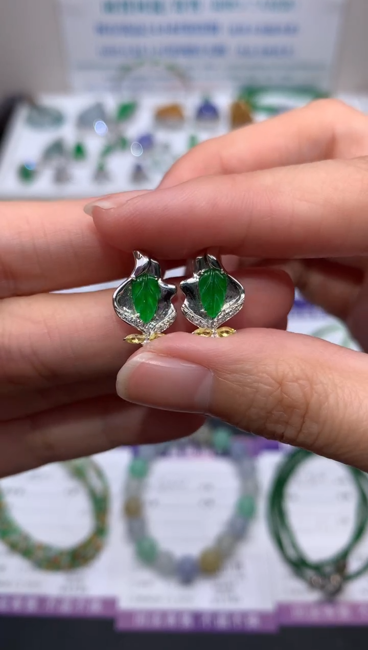 【闪购商品】定制翡翠18K金镶嵌模式推广期24小时鉴赏期