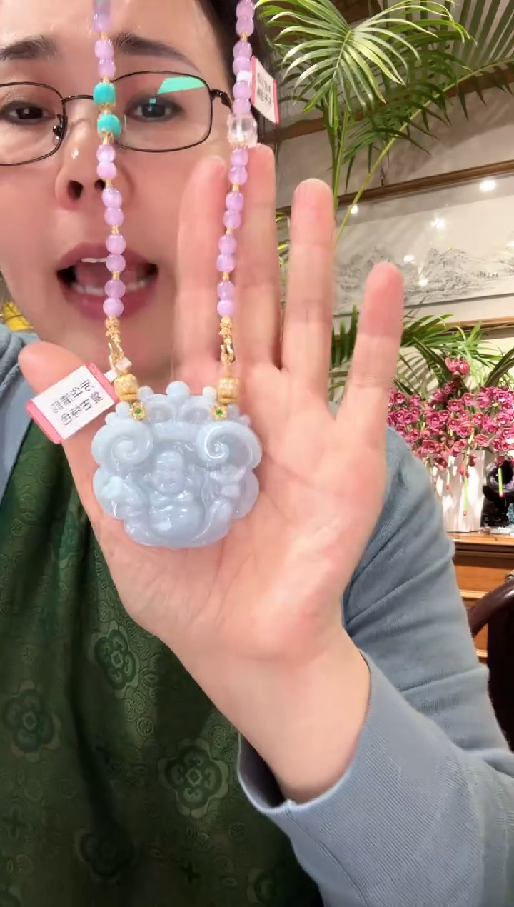 【闪购商品】翡翠颈饰未镶嵌国风