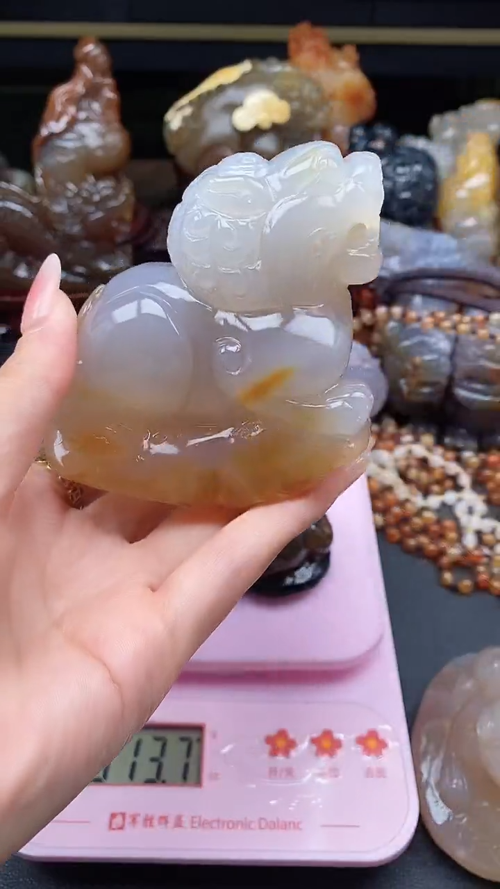 【闪购商品】玛瑙/玉髓颈饰未镶嵌dd