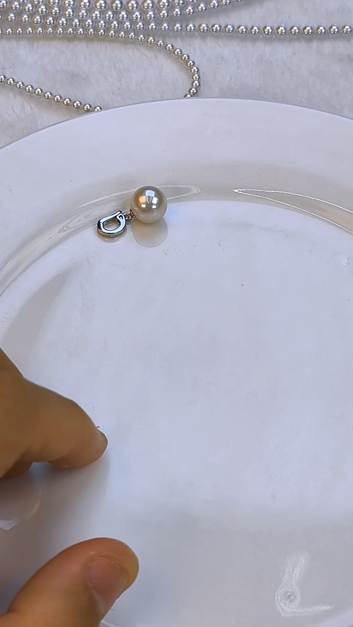 吊坠(不含链)银S925镶嵌淡水珍珠11