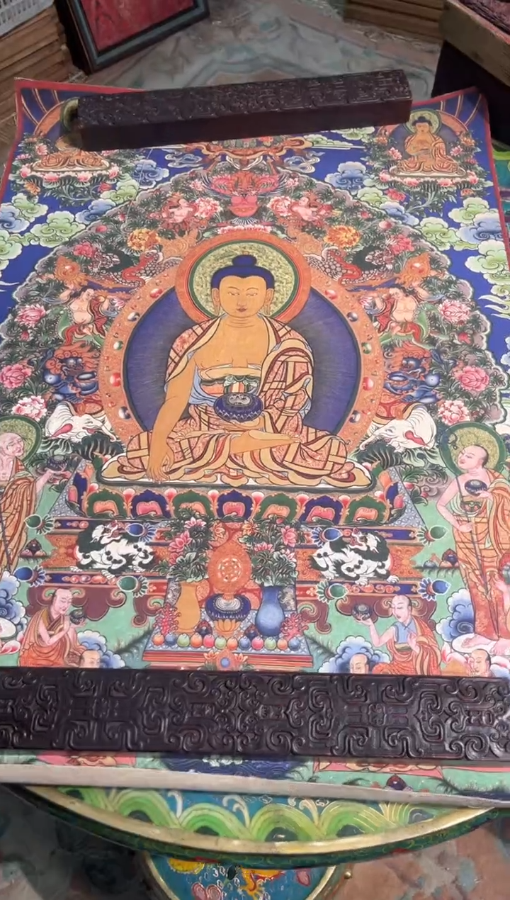 卷轴画东东唐卡tk16