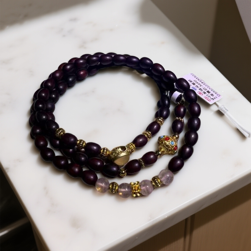 小叶紫檀设计珠    多圈