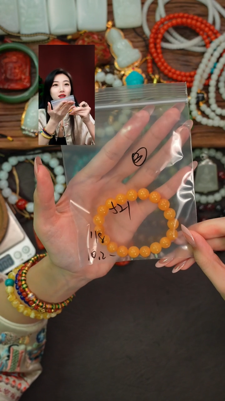 手串蜜蜡未镶嵌天*遇见匠心品质回血