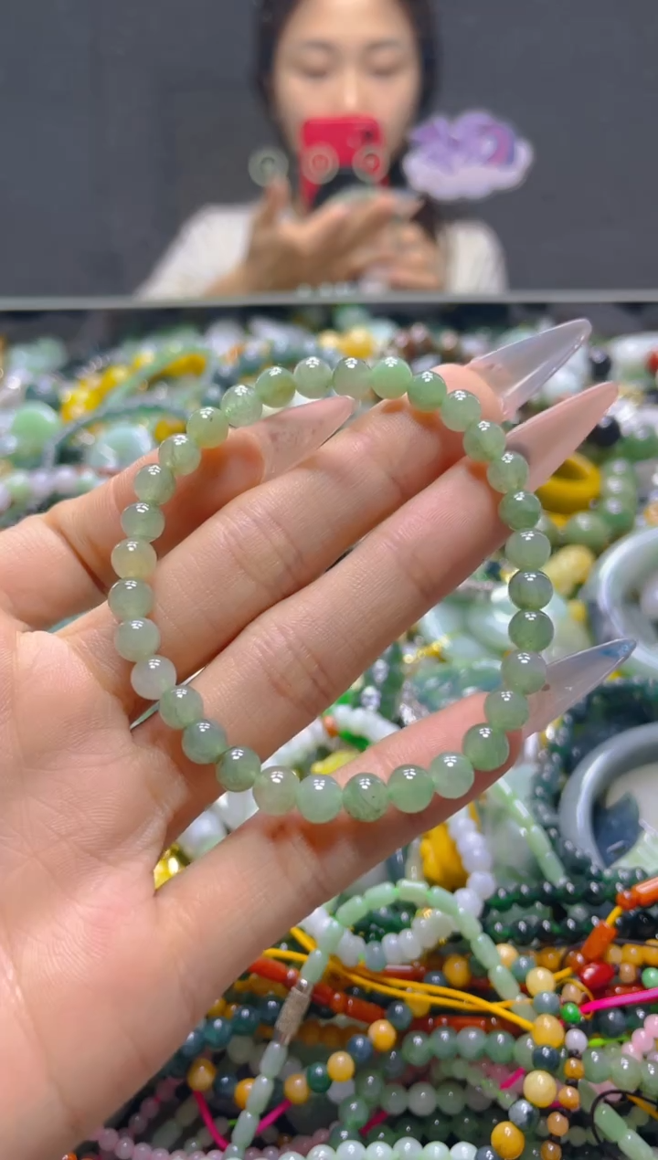 颈饰未镶嵌翡翠5MM