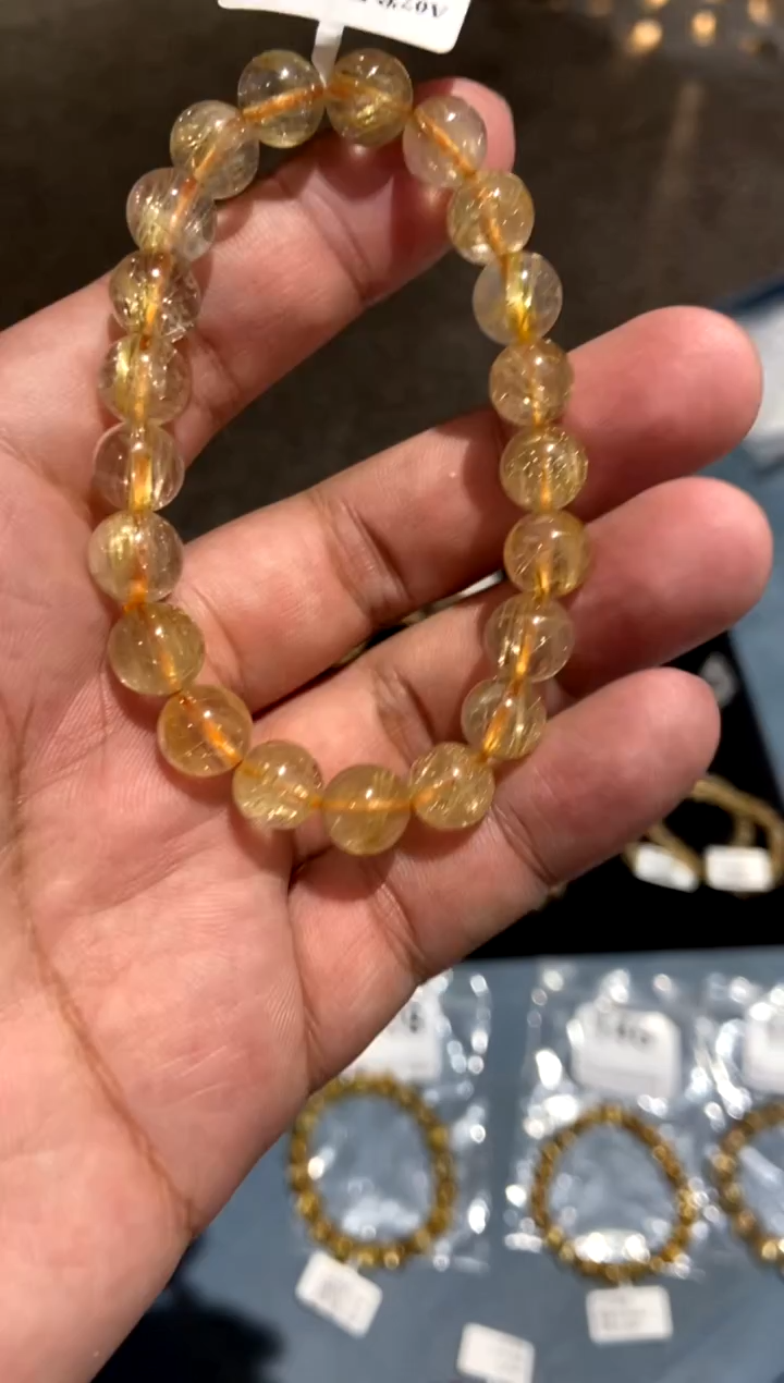 【闪购商品】水晶158-未镶嵌金发8.8mm