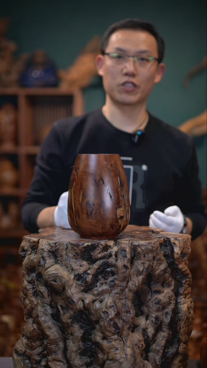 【闪购商品】枣木雷击枣木鸡心罐
