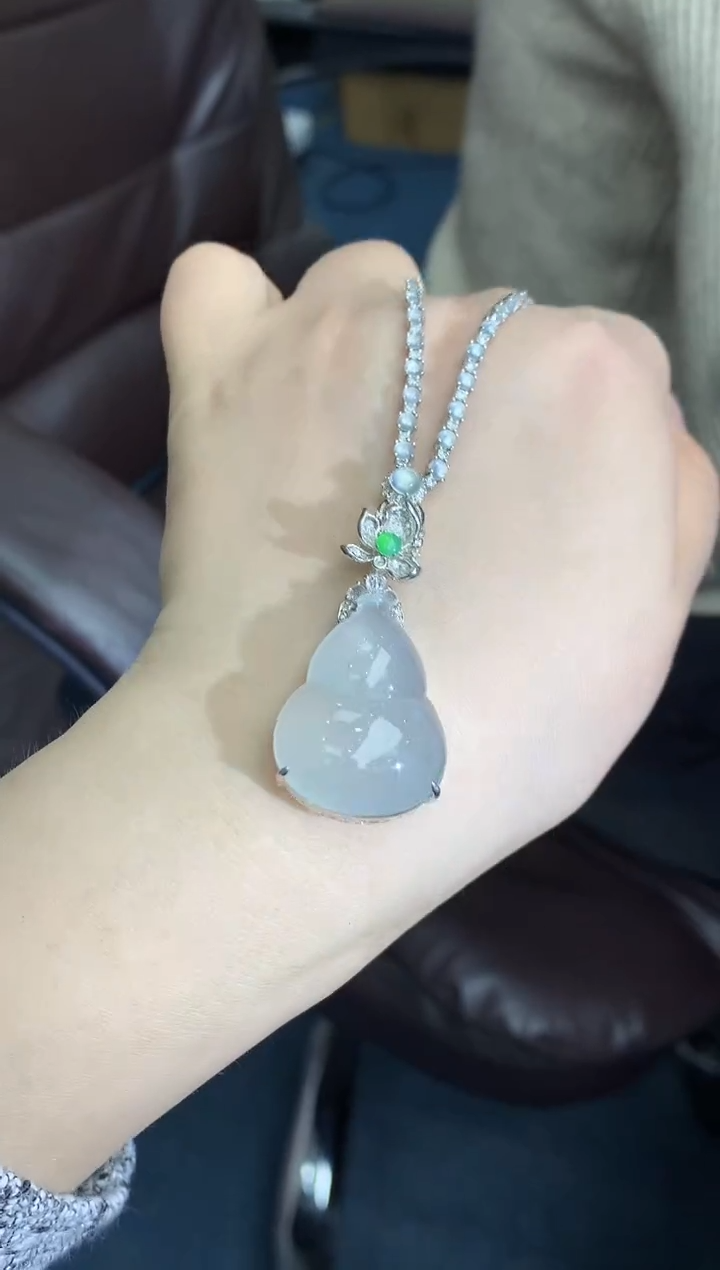 【闪购商品】翡翠颈饰18K金镶嵌574-中国好珍宝