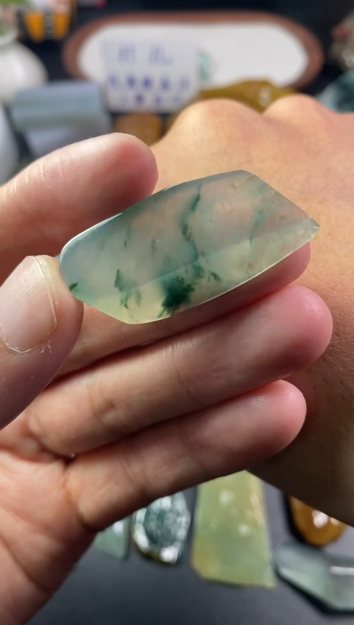 未镶嵌定制翡翠翡翠片料定制未镶嵌1.3-45