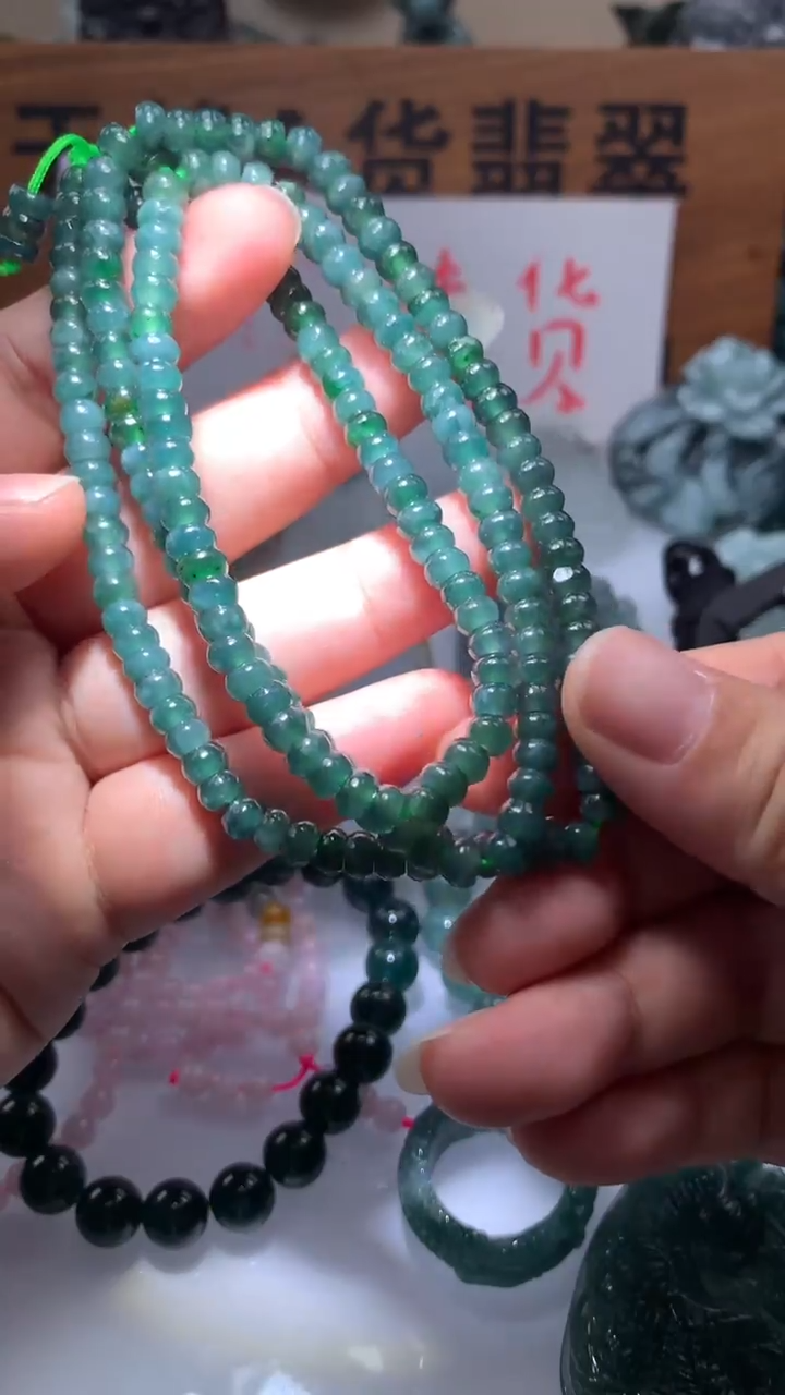【闪购商品】翡翠颈饰未镶嵌保真天然A货翡翠