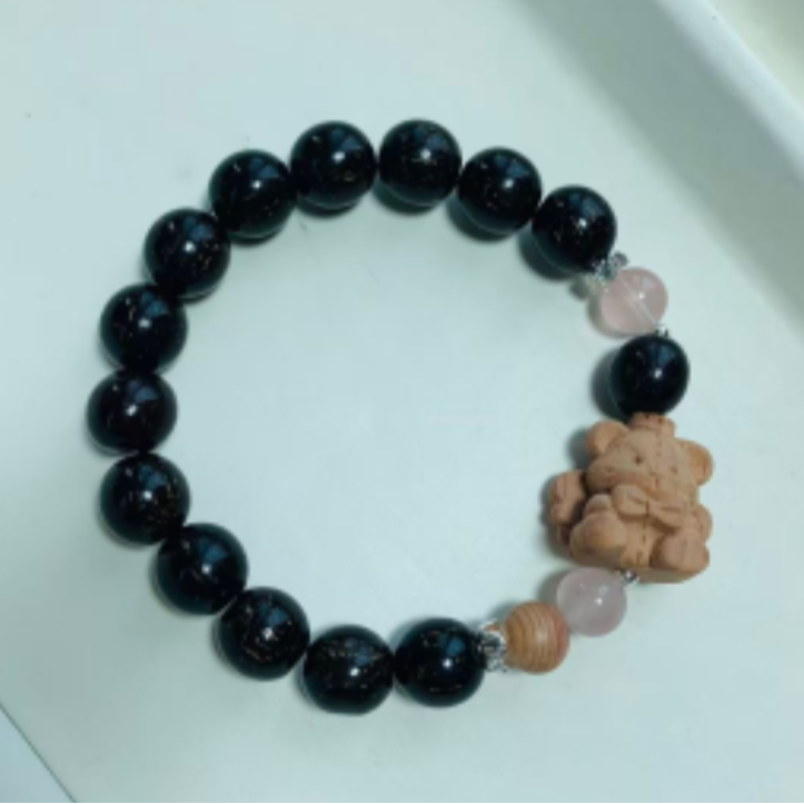 小叶紫檀满星高密圆珠妍诺手串  F30MYD0160010-014