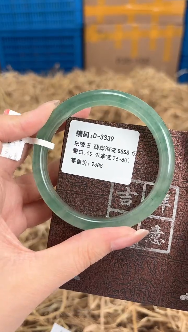 未镶嵌手镯石英质玉D-3339