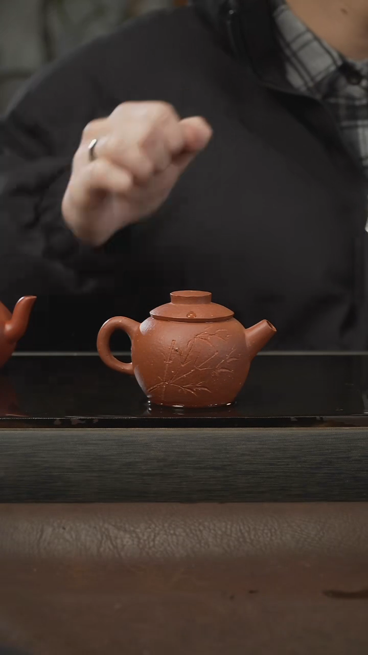 茶壶紫砂巨轮，段泥，100cc