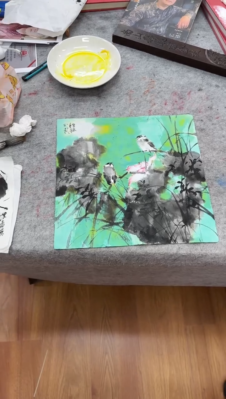 国画Z/天津人美-宋士操1平尺作品（现场画作）