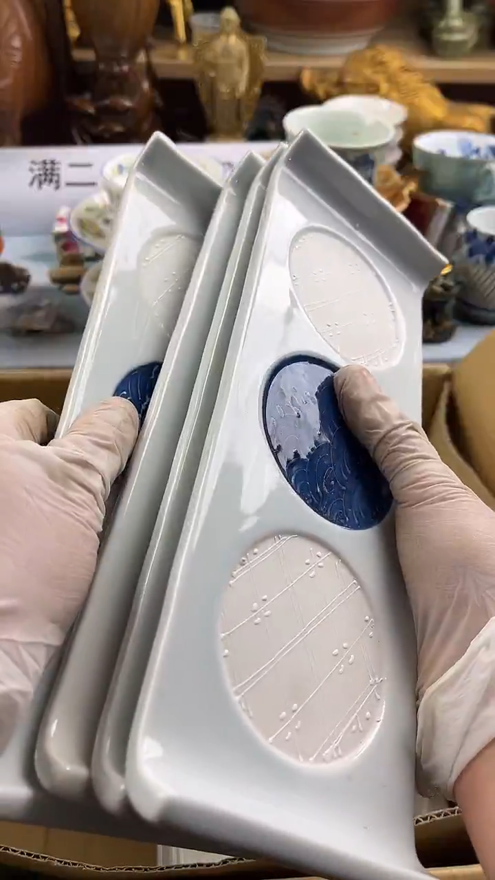 瓷片延****楼英歌瓷器满28包邮