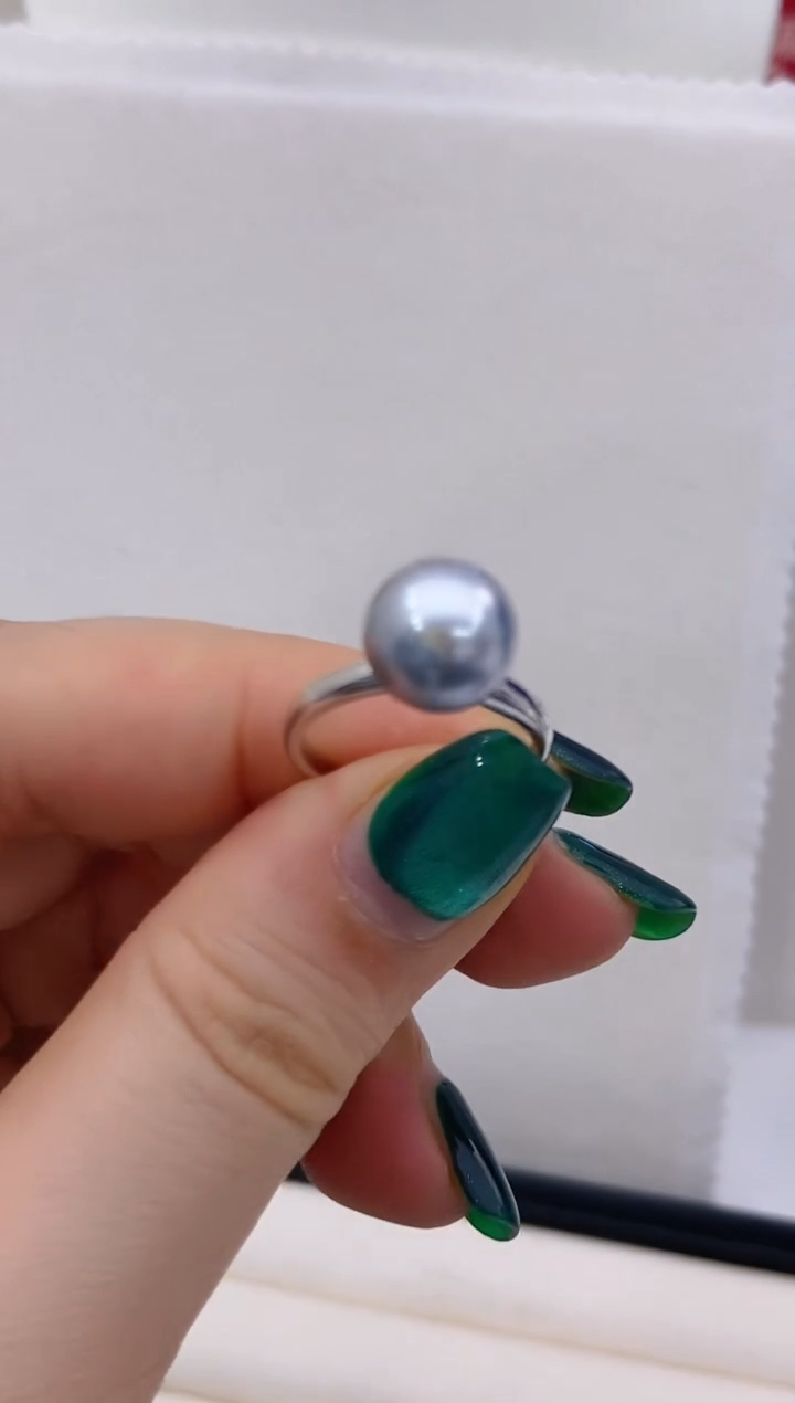 【闪购商品】海水珍珠戒指银S925镶嵌103