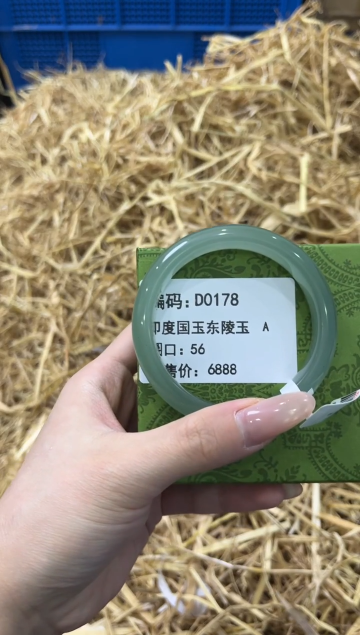 未镶嵌手镯石英质玉D0178