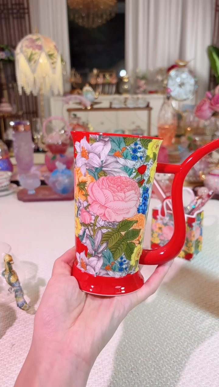 花韵金缘--吸管杯-如图