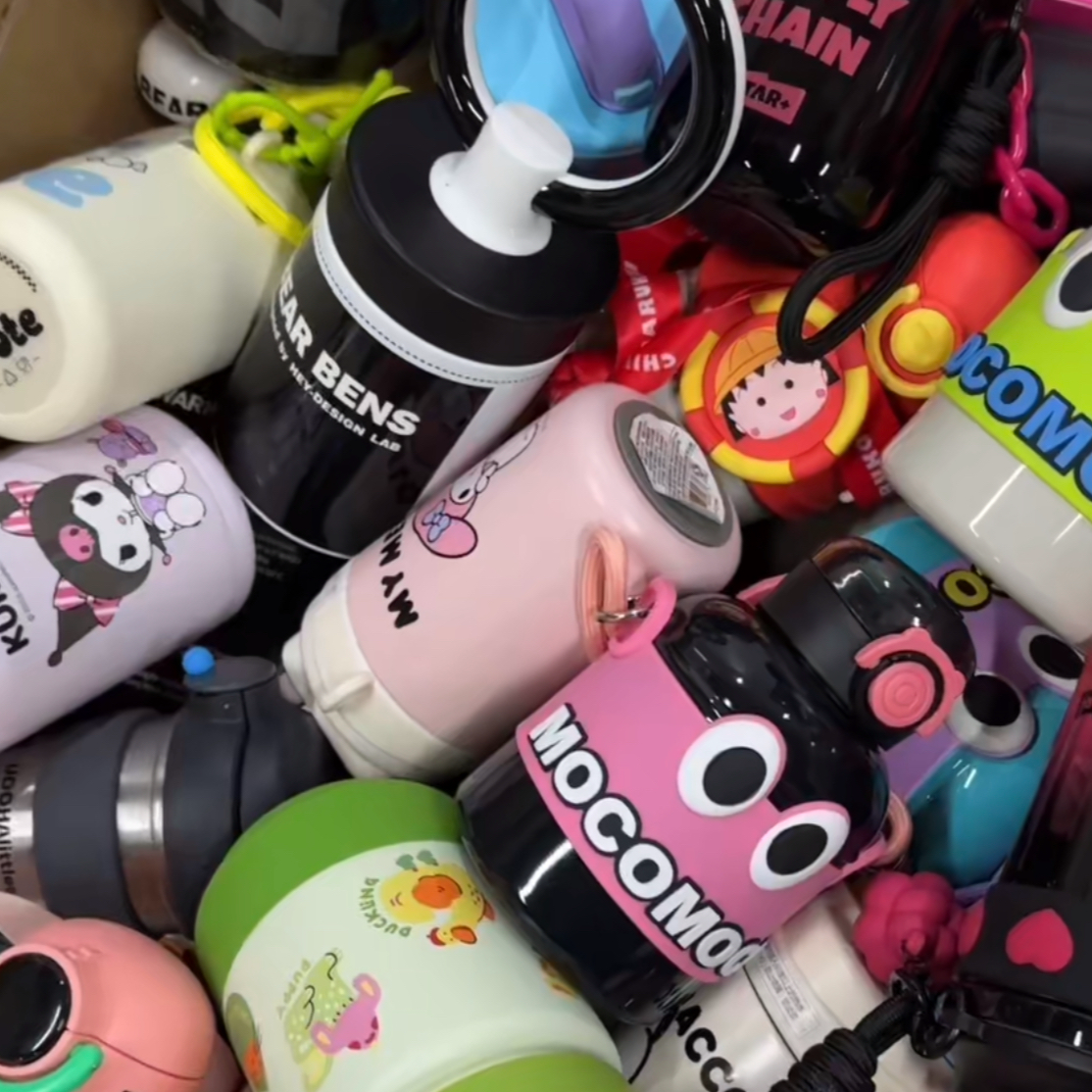 【小白】孤品浮力高颜值捡漏家用水杯保温杯便携可爱简约