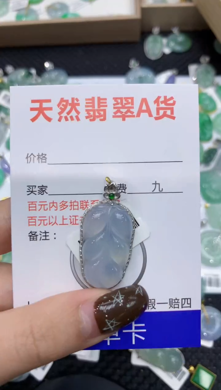 【闪购商品】翡翠颈饰18K金镶嵌111111111111
