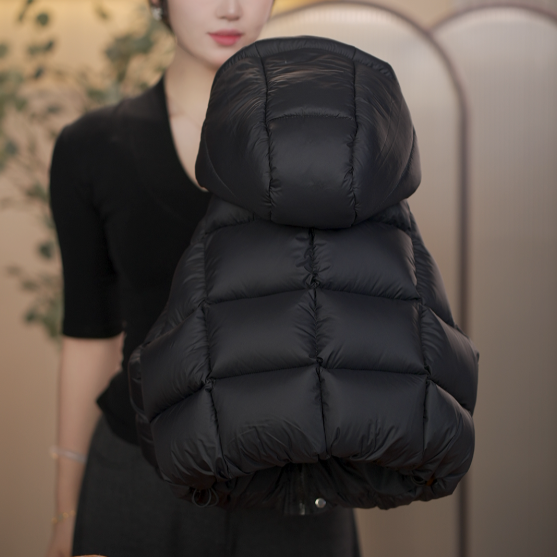 【菠菜不菜】2025白鸭绒羽绒服极寒系列双倍充绒韩版原版设计羽绒服