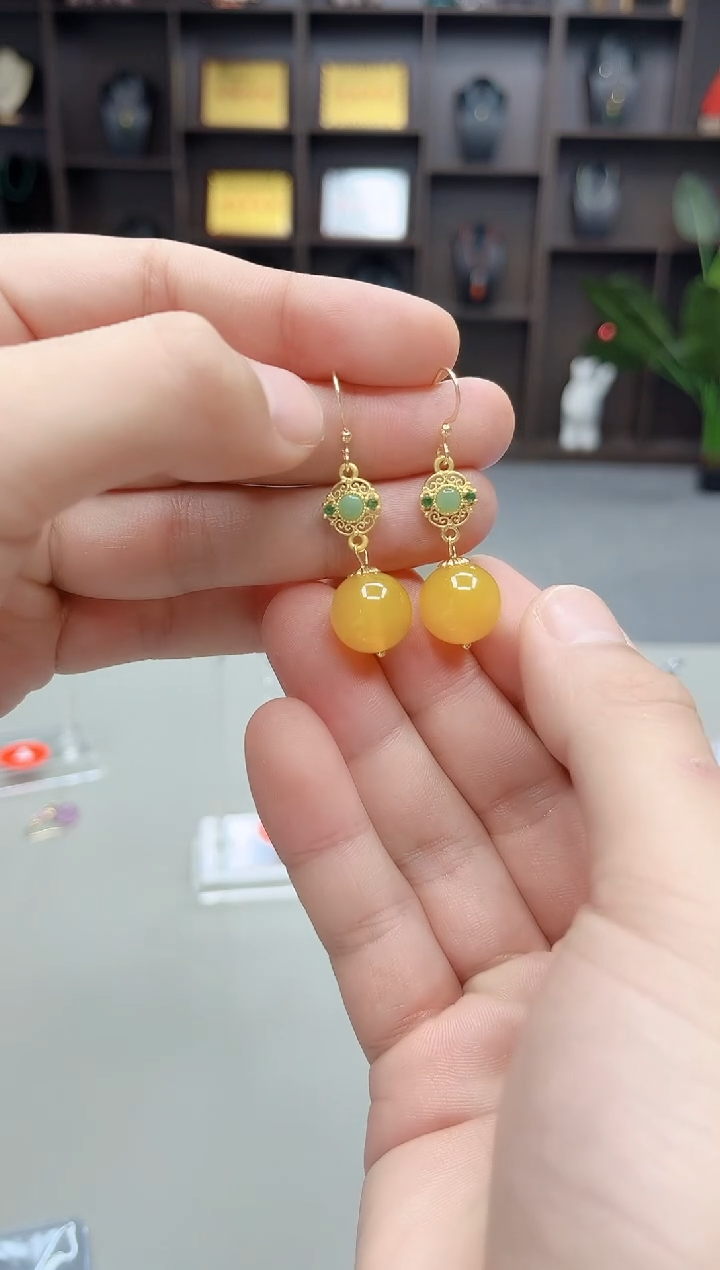 未镶嵌耳饰玛瑙/玉髓202000