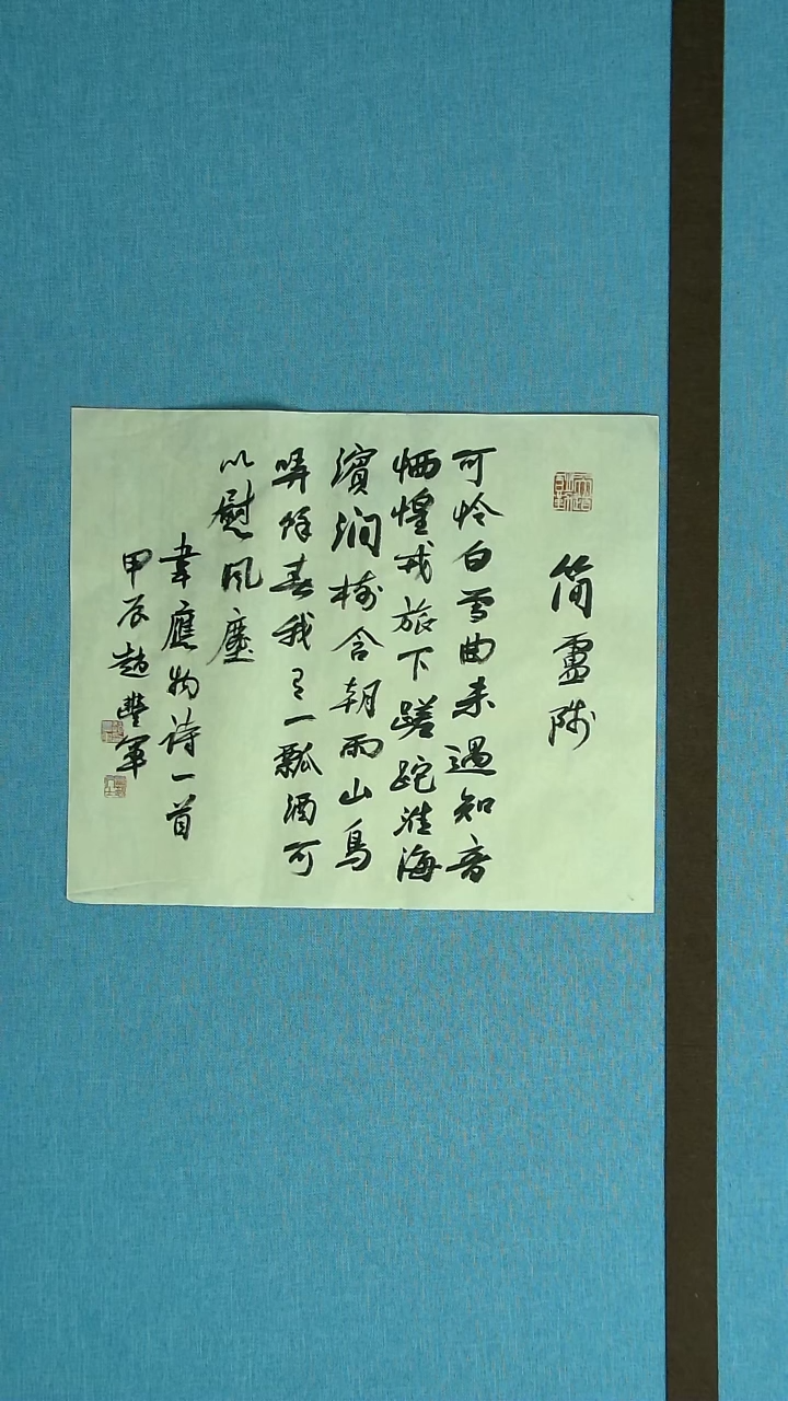 【闪购商品】书法063 河南赵丰军 中书协41*34