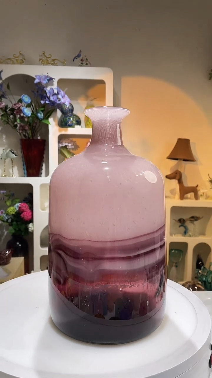 【闪购商品】琉璃花瓶厚重口径3