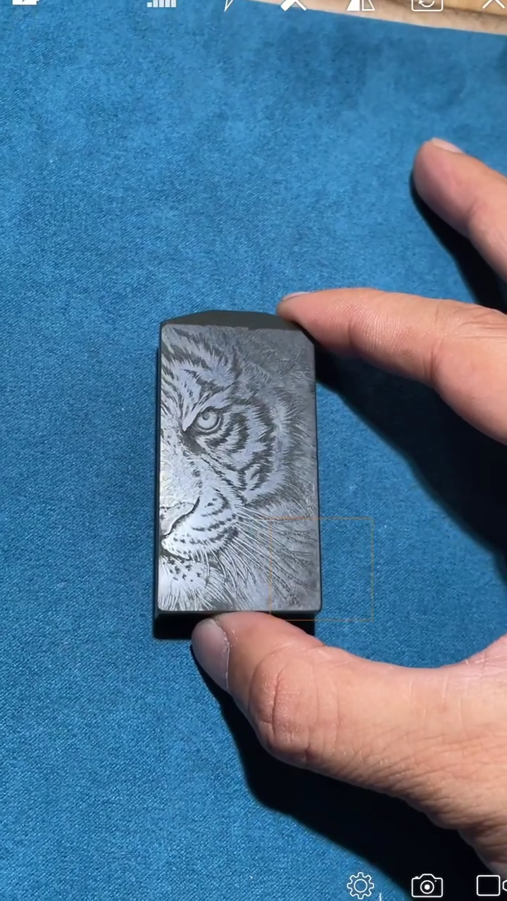 【闪购商品】和田玉DQ未镶嵌山君雕刻特色手把牌