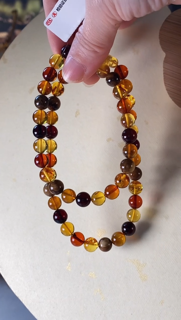 【闪购商品】琥珀颈饰未镶嵌8+000000