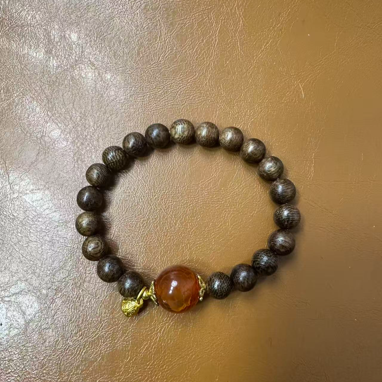 MTYC 078 玛瑙沉香单圈手串（无礼盒）