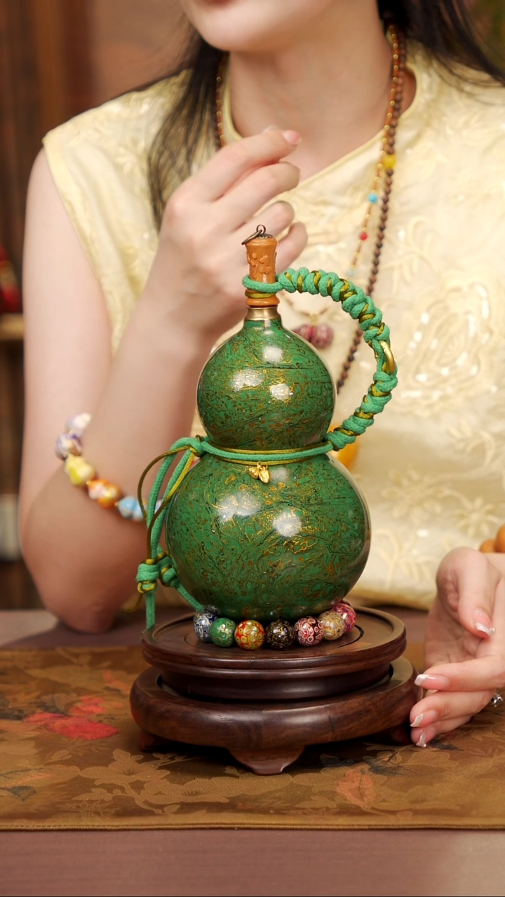 97易林高端工艺大漆酒葫芦--388