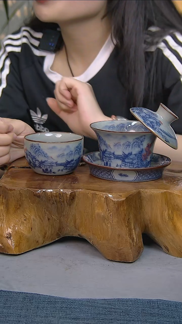 2件套陶瓷茶具家用简装系列 