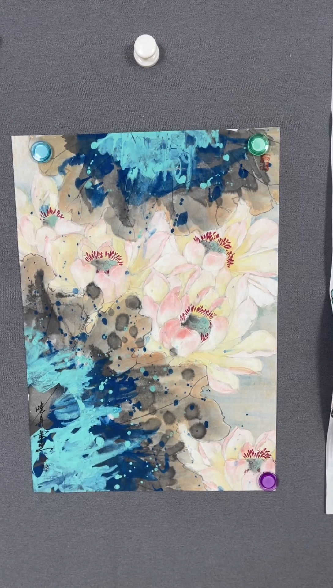 国画国画山水花鸟作品