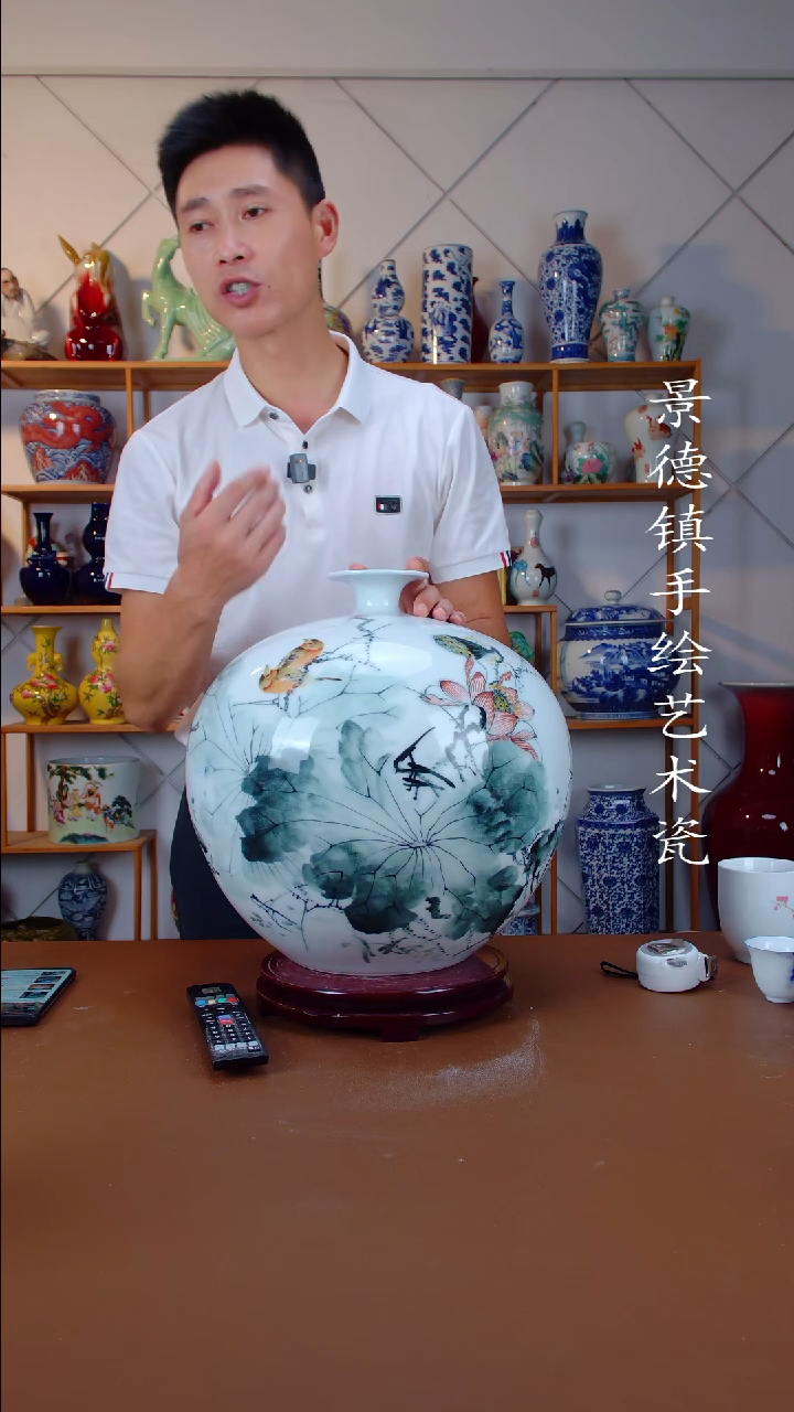 现代景德镇手工手绘陶瓷摆件28