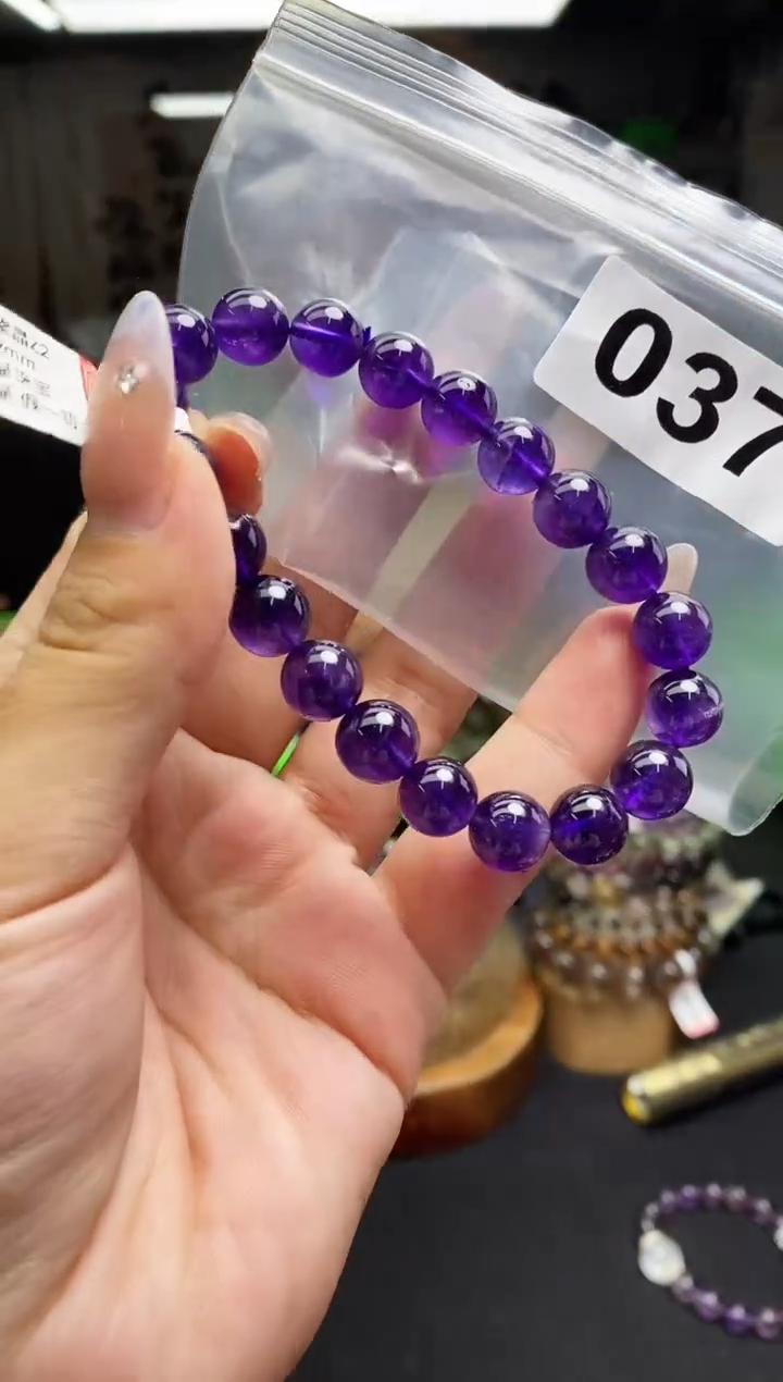 水晶手串未镶嵌手串037