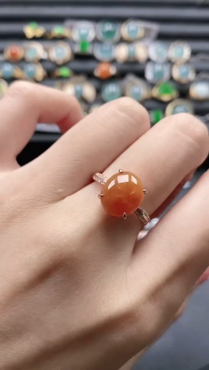 【闪购商品】翡翠戒指银S925镶嵌1111